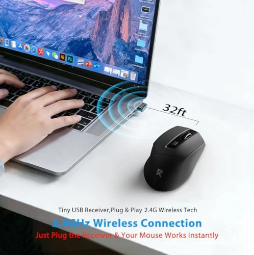 BM-4092 Wireless Mouse - 2.4GHz