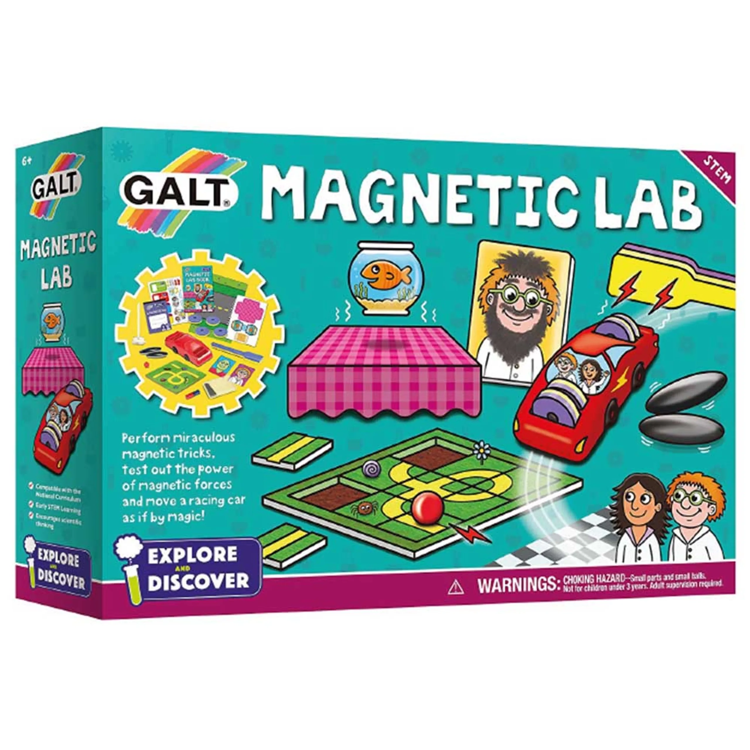Magnetic Lab Science Kit - 6 to 10 years