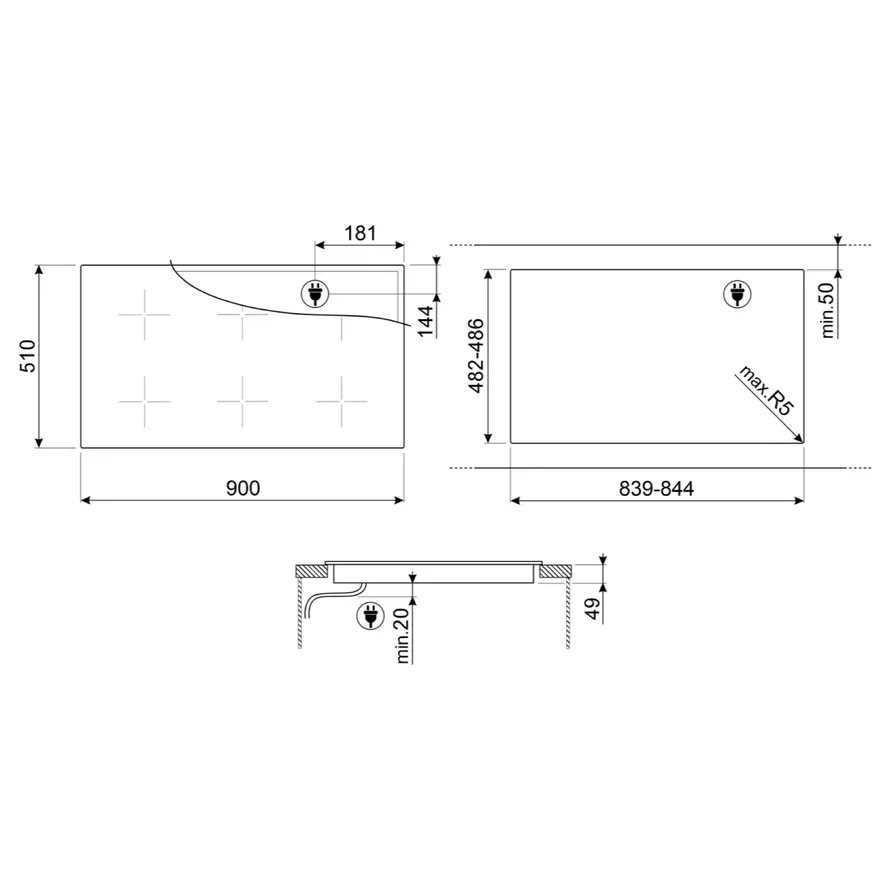 SI2951D Induction hob