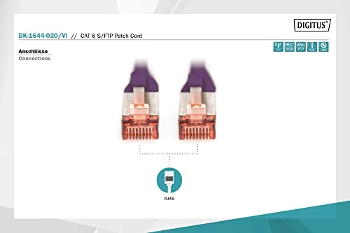 CAT 6 S-FTP patch cord - 2 m