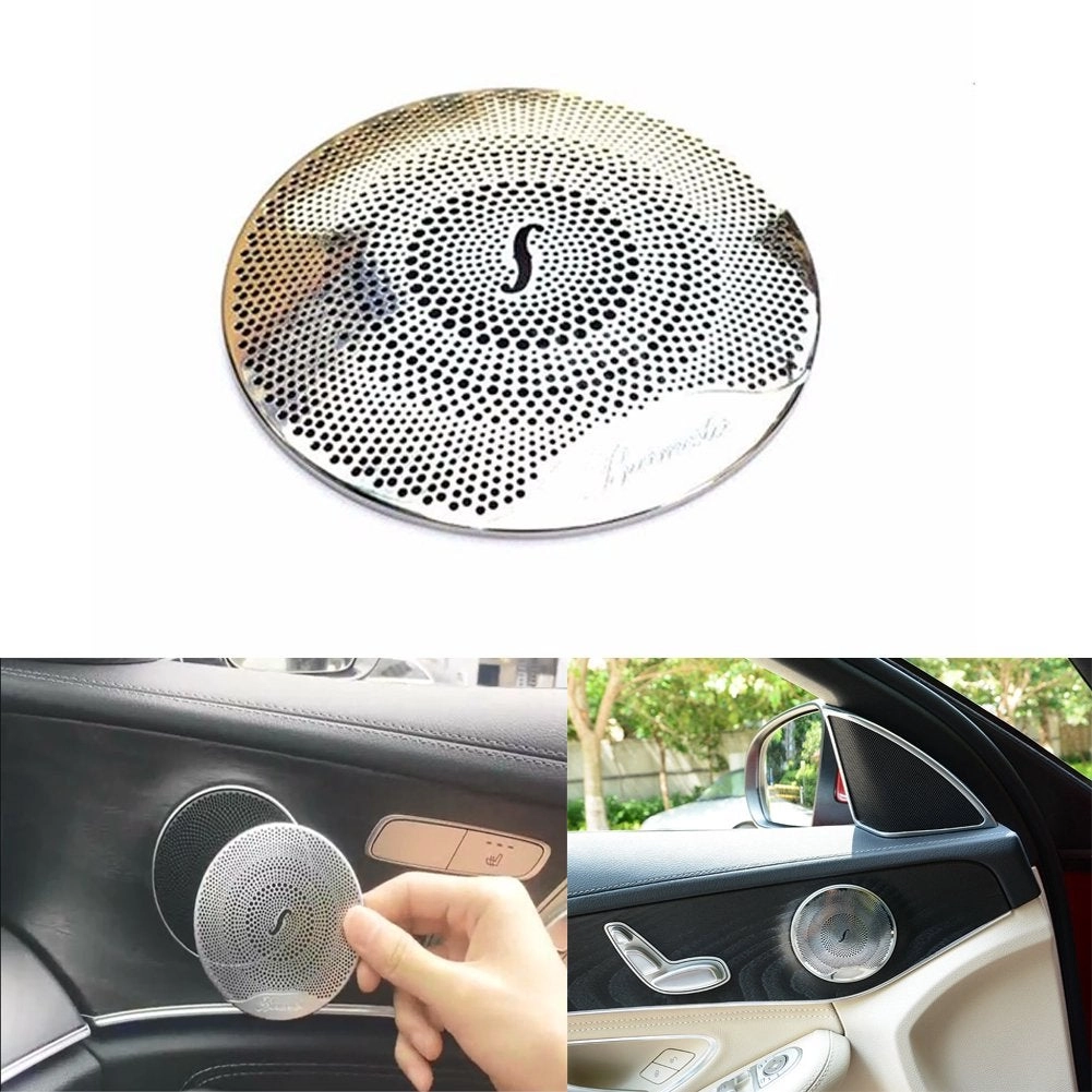 Interior Door Speaker Cover Trim - Mercedes W205 CClass C250 C300 C350 C400 C63 X205 GLCClass GLC250 GLC300 20152019 Door