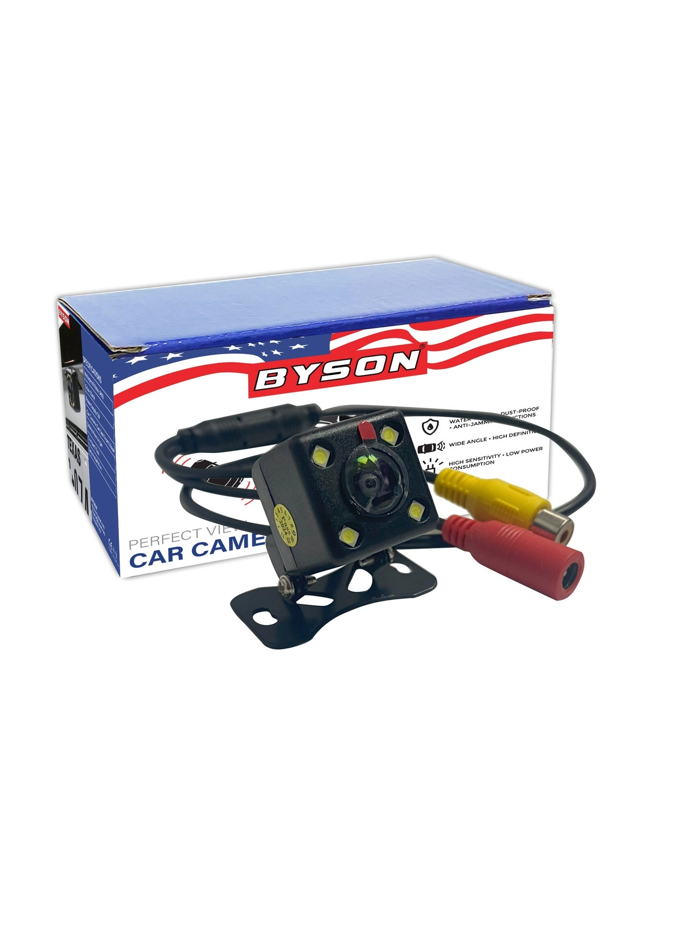 BYSON Square Rear Camera - Night Vision 720p