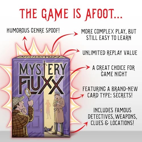 Mystery Fluxx: Whodunit Theme - Card Game
