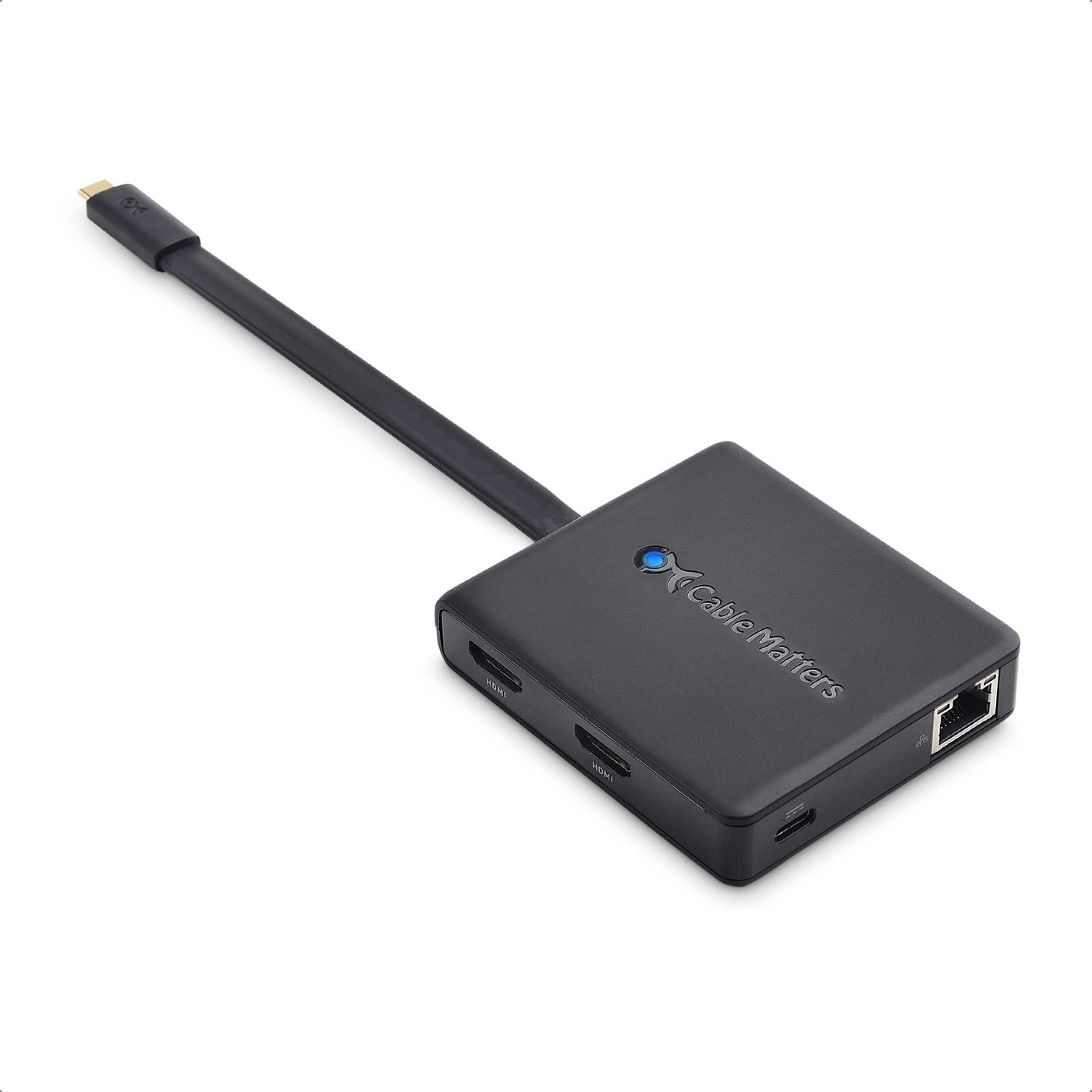 Cable Matters Dual Monitor USB C Hub - Thunderbolt 4 USB4 Thunderbolt 3