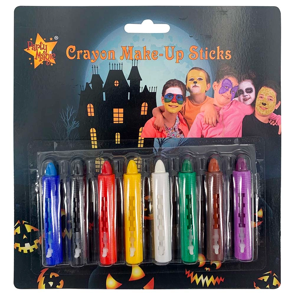 Party Magic Crayon Make-Up Sticks - Pack Of 8