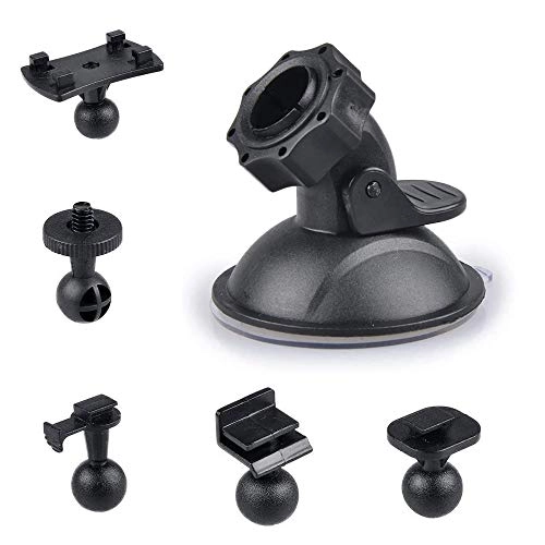Car Suction Cup Mount - 1/4 inch Threaded Interface ABS