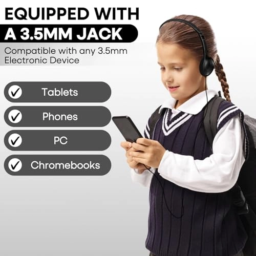 JS857 Wired Headphone 30 Pack