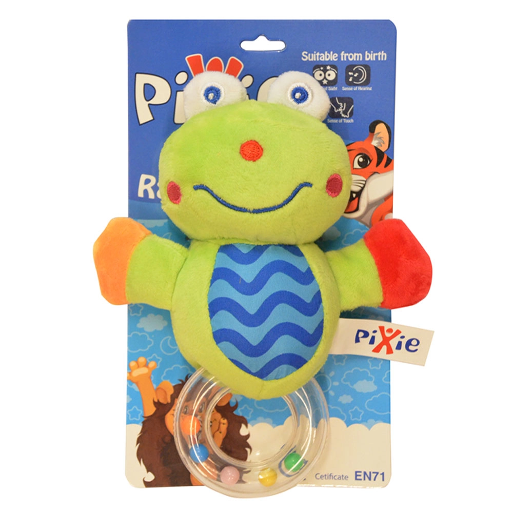 Frog Rattle Toy - Suitable for 0 month & above Fabric