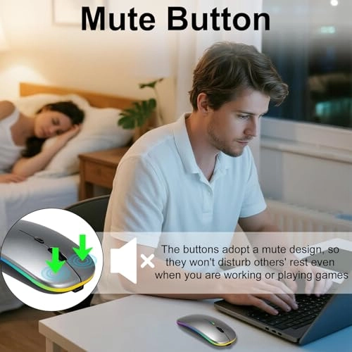 Ergonomic Wireless Mouse - Bluetooth