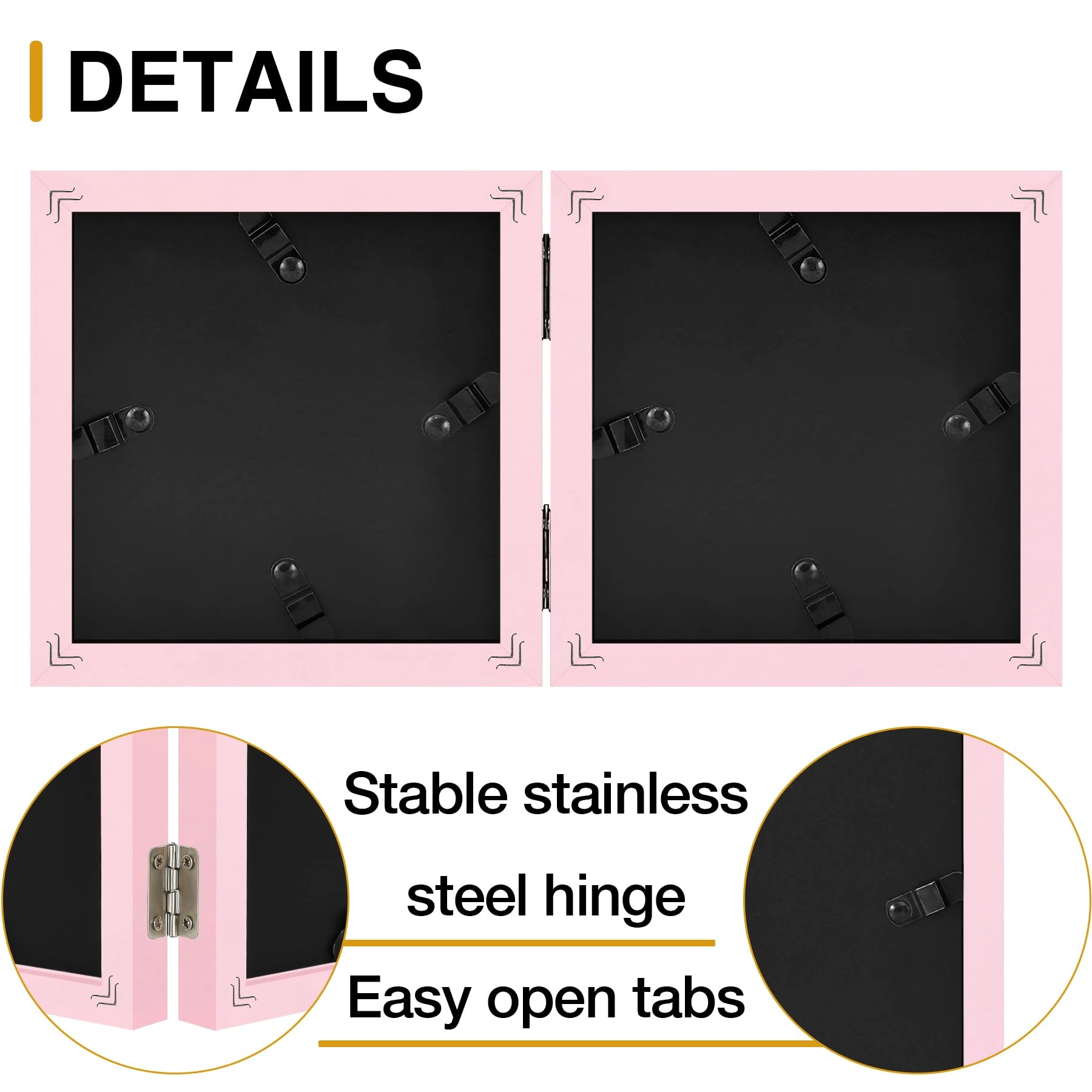 Double Picture Frame - 4x4 2.0 Count