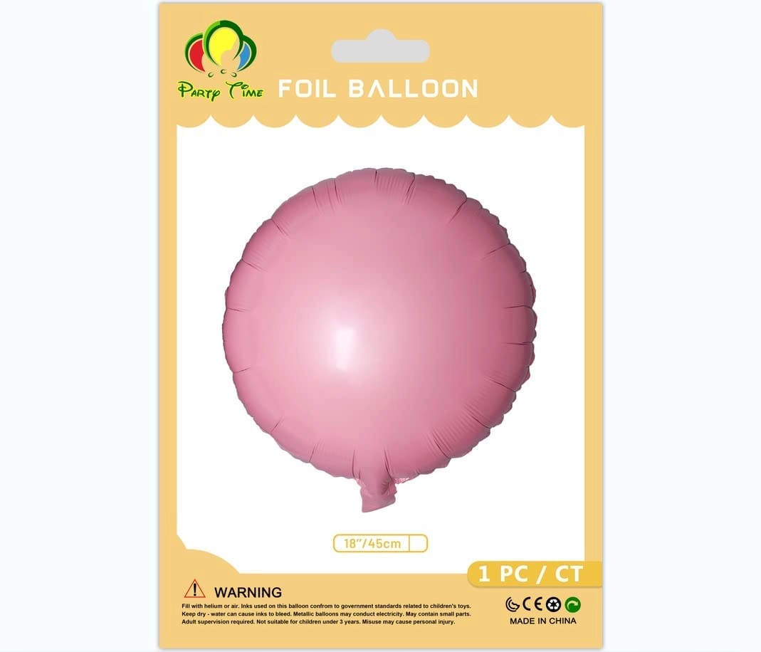 Shiny Round Foil Balloon - 1pc/pack Mother's Day