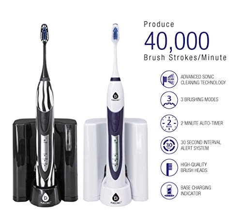 S520 - Black Dock Charger 12 Brush Heads Value Pack