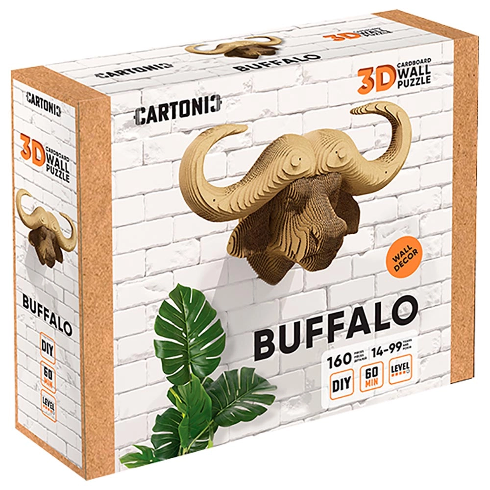 CARTONIC Buffalo 3D Puzzle (7529-CWBUFF) - 160 pcs