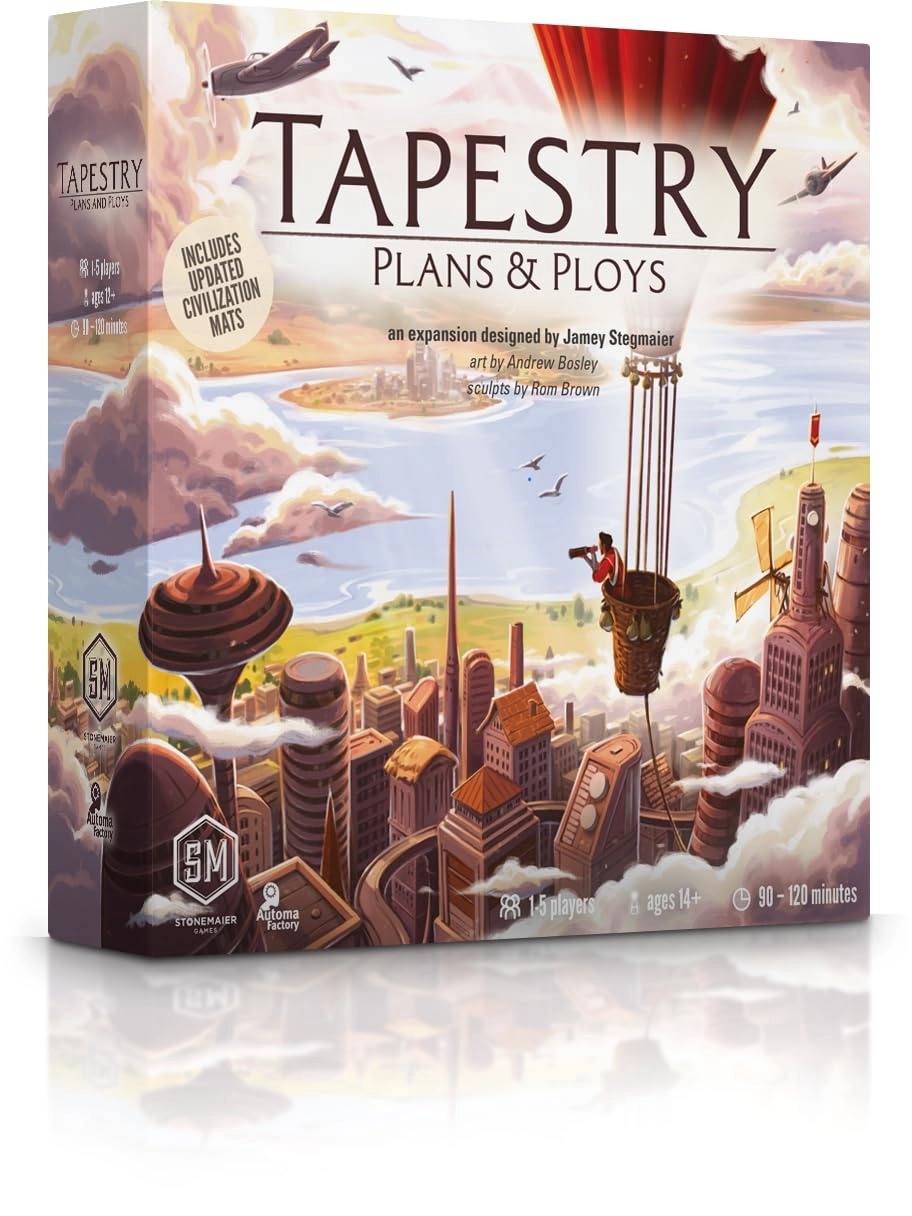 Stonemaier Games Tapestry: Plans & Ploys Expansion - Strategy Civilization