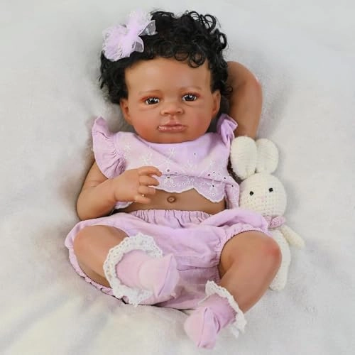 Reborn Baby Doll - 20-Inch Vinyl African American Ages 3+
