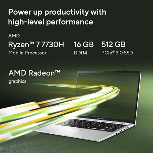 Vivobook 15 M1502YA-NJ116W - 15.6'' Ryzen 7 7730U 16GB DDR4 512GB SSD