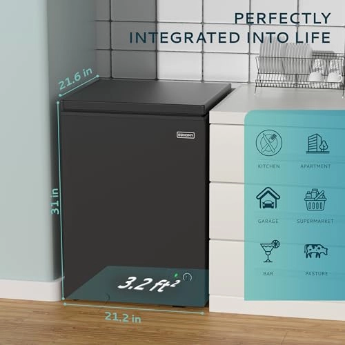 Chest Freezer - 7-Stage Thermostat Top Door