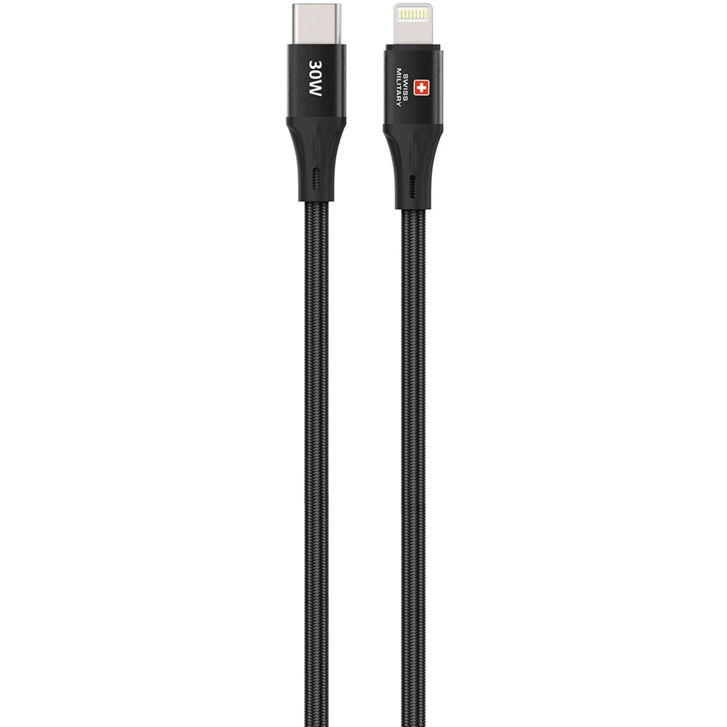 Swiss Military USB C to Lighting Braided Cable USB-C to Lightning 1m