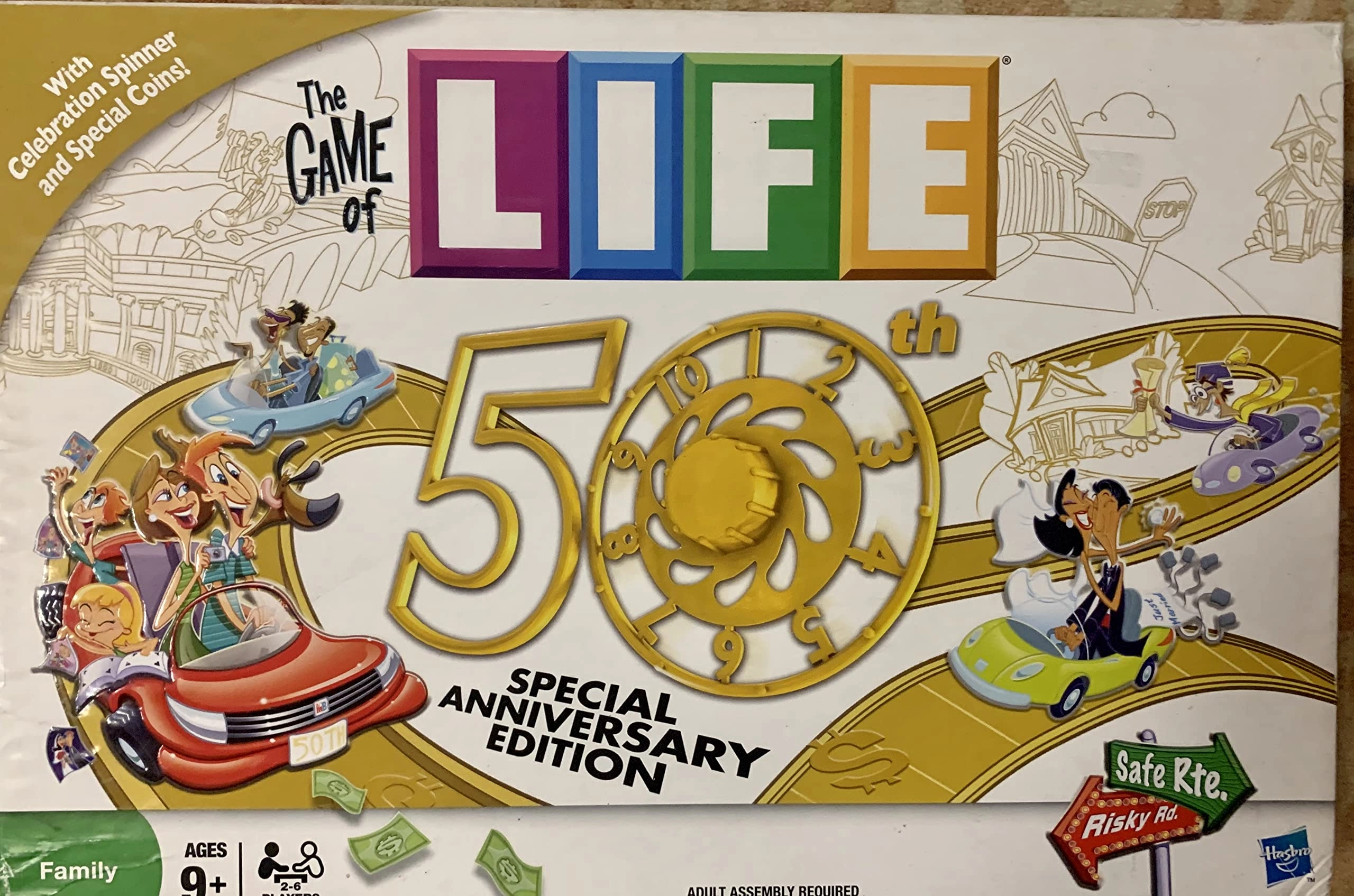 Hasbro Gaming Game of Life: 50th Anniversary