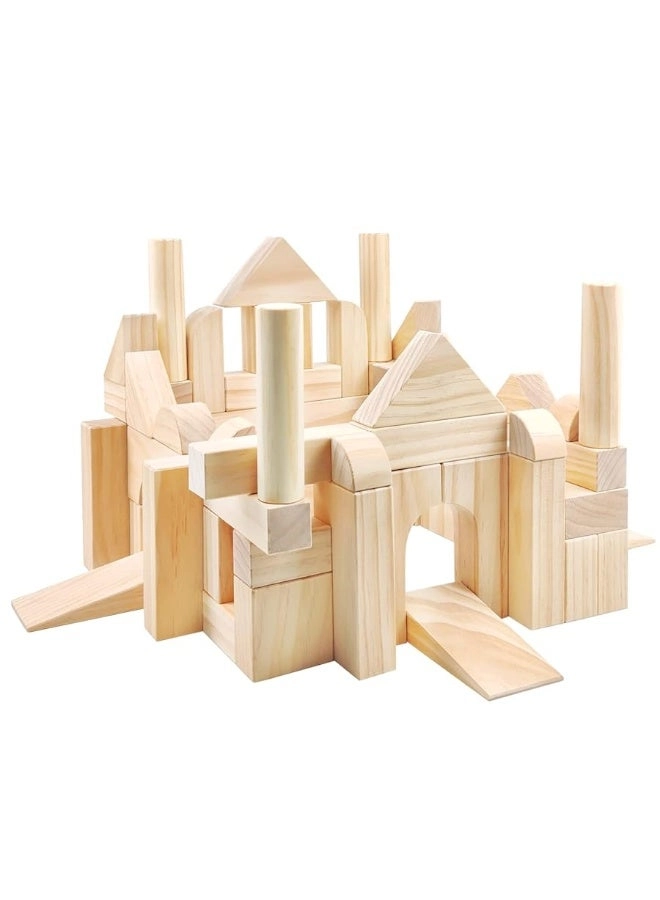 Wooden Blocks - 64 pcs