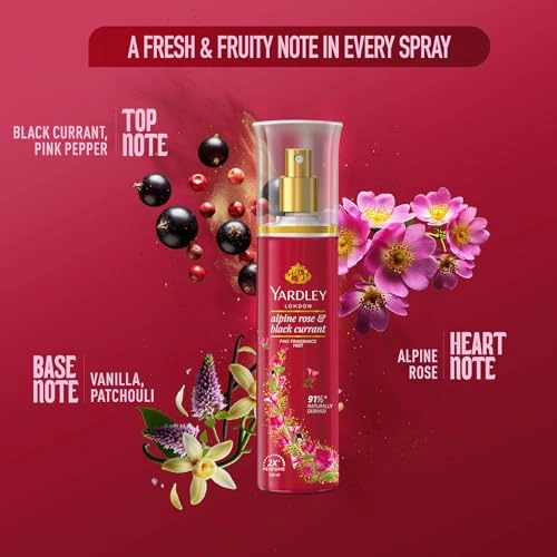 Fine Fragrance Mist - 135ml Alpine Rose & Black Currant