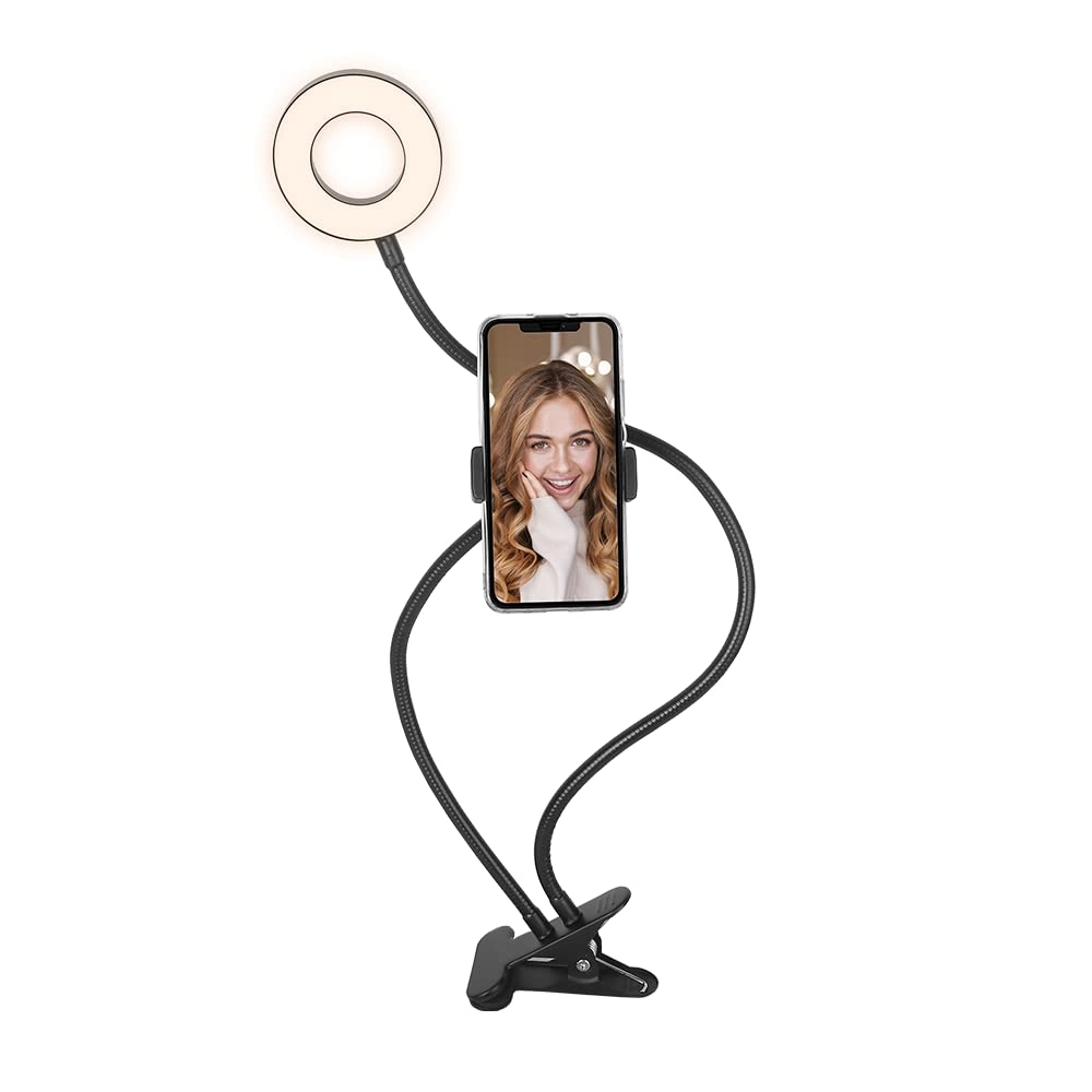 Cygnett V-Classic - 2-in-1 Selfie Ring Light Dual 48-LED USB