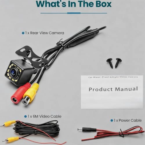 Backup Camera - 12 LED Night Vision