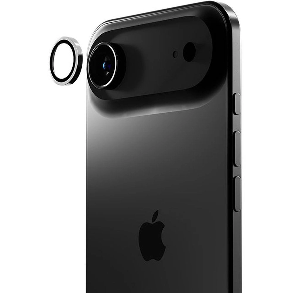 Cygnett iPhone Air Camera Lens Protector - Tempered Glass Alloy Rings