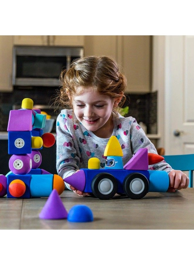 Magnetic Foam Building Blocks - Construction 17 pcs