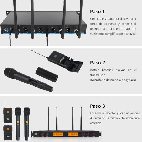 A400 - 2 Handheld 2 Bodypacks UHF