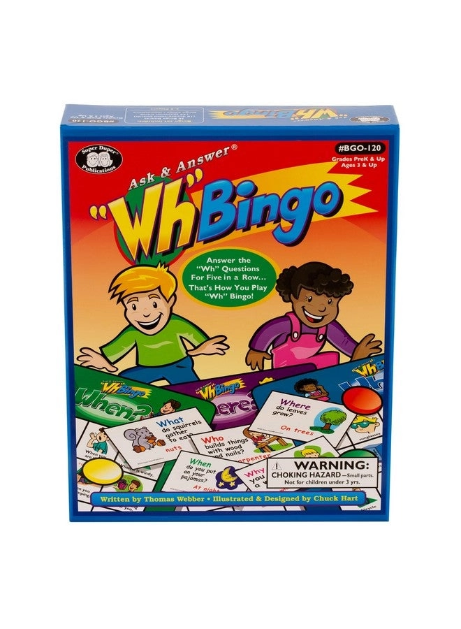 Ask & Answer® Wh Bingo Board Game - Comprehension Verbal Communication