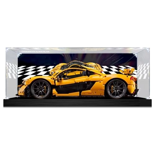 Acrylic Display Case (42172) - Transparent Base With Mirror 62 x 30 x 20 cm