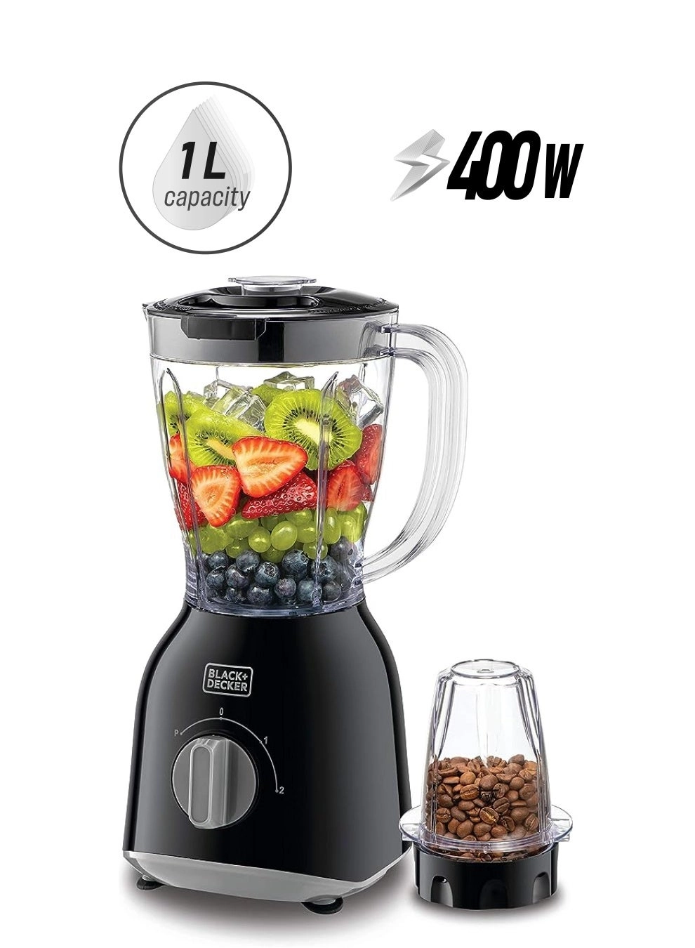 BX365PR-B5 - Grinder Mill, 3 Speeds, Twist to Lock System