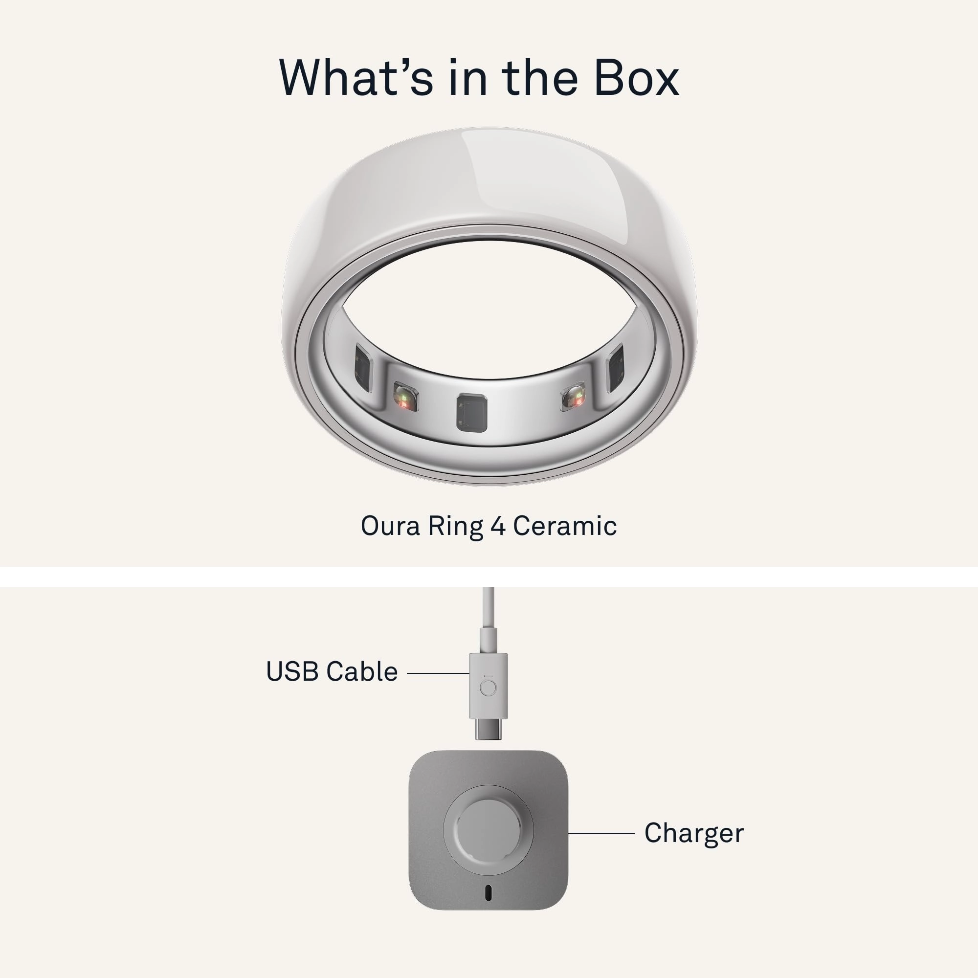 Ring 4 - Ceramic Size 13 8 Days Battery