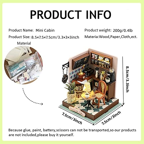 3D Wooden Puzzle Bookshelf Insert - Library of Books 1:24