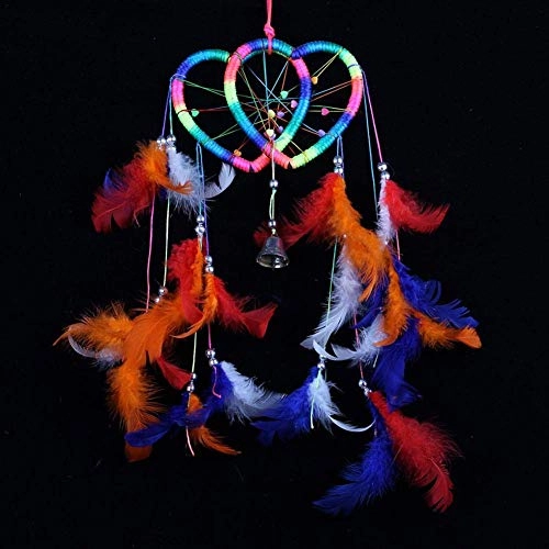 Dreamcatcher - Siderosphere, feathers, lines, wood beads.