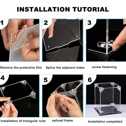 Acrylic Display Box for LEGO Fortune Run Lamp Kit 80116 - 3 mm thickness