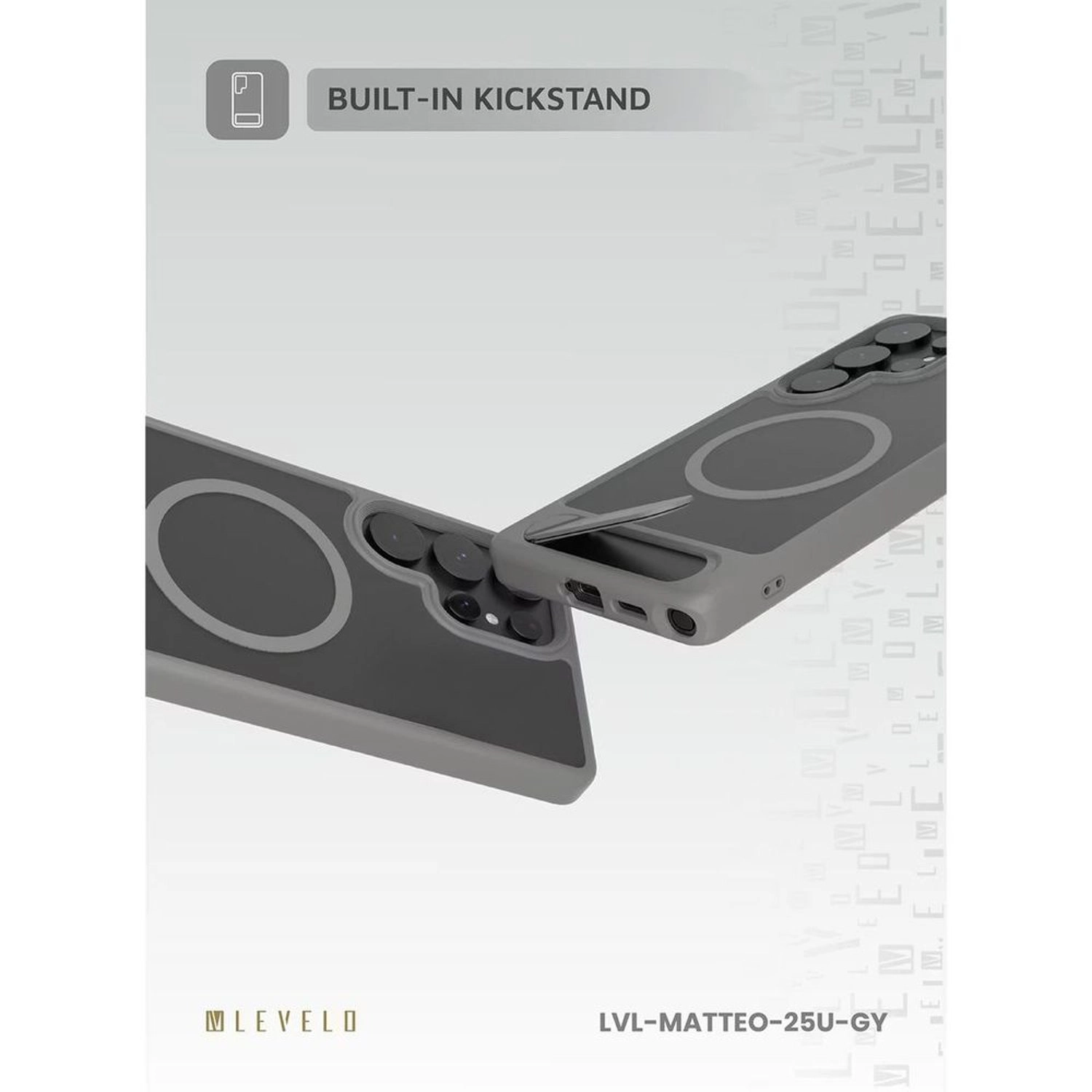 Matteo Grip Case with MagSafe for Samsung Galaxy S25 Ultra