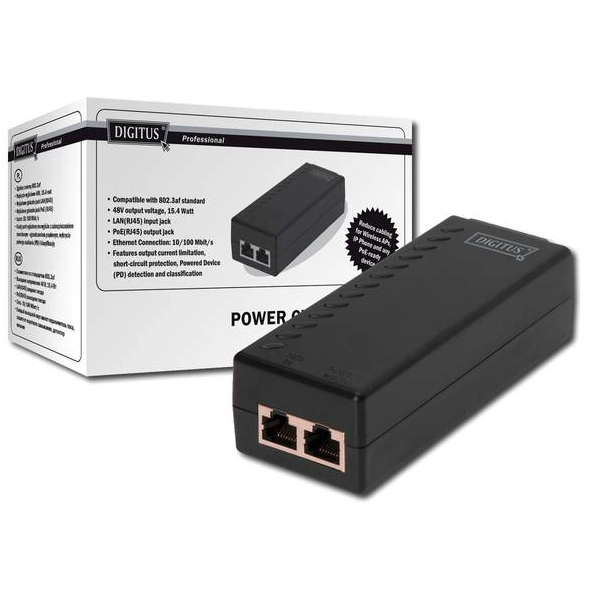 PoE ultra power management injector - 48V 60W 10/100/1000 Mbit