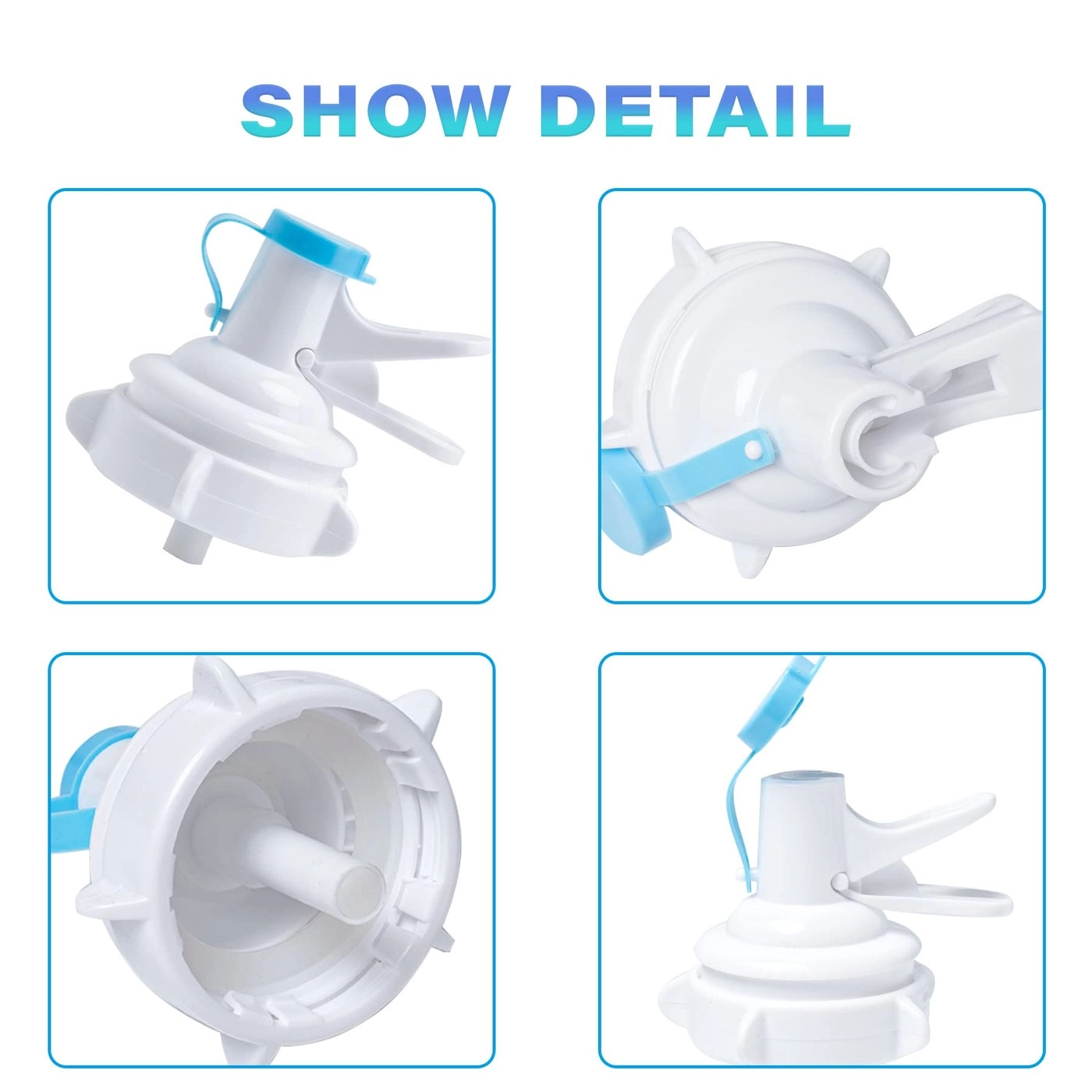 Water Dispenser Valve - 2 Pack 55mm Non Threaded Crown Top