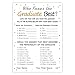 Graduation Party Game Cards - 36 pieces
