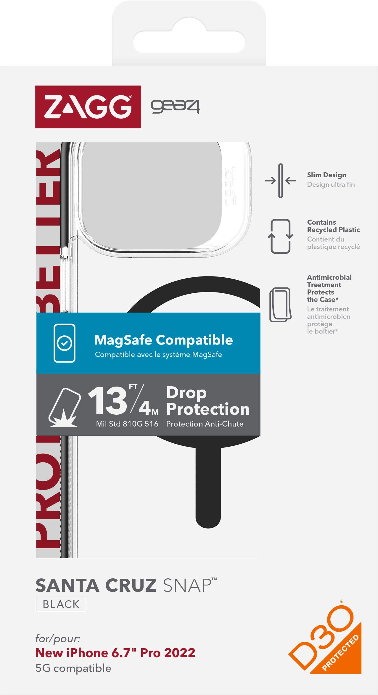 Santa Cruz Snap Back Cover with MagSafe for iPhone 14 Pro Max