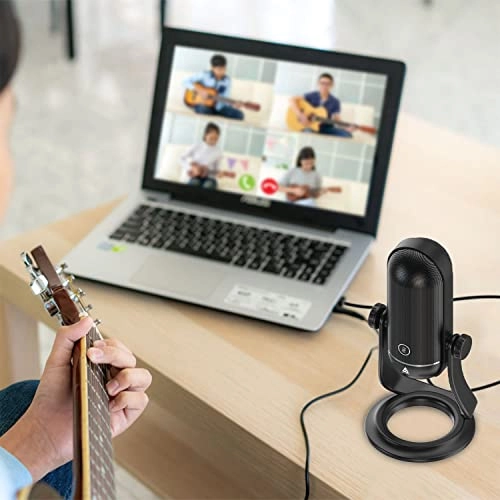AM-C9 USB+3.5mm-Mini-Jack Microphone