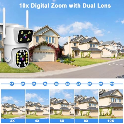 Dual Lens 4MP Outdoor Security Camera