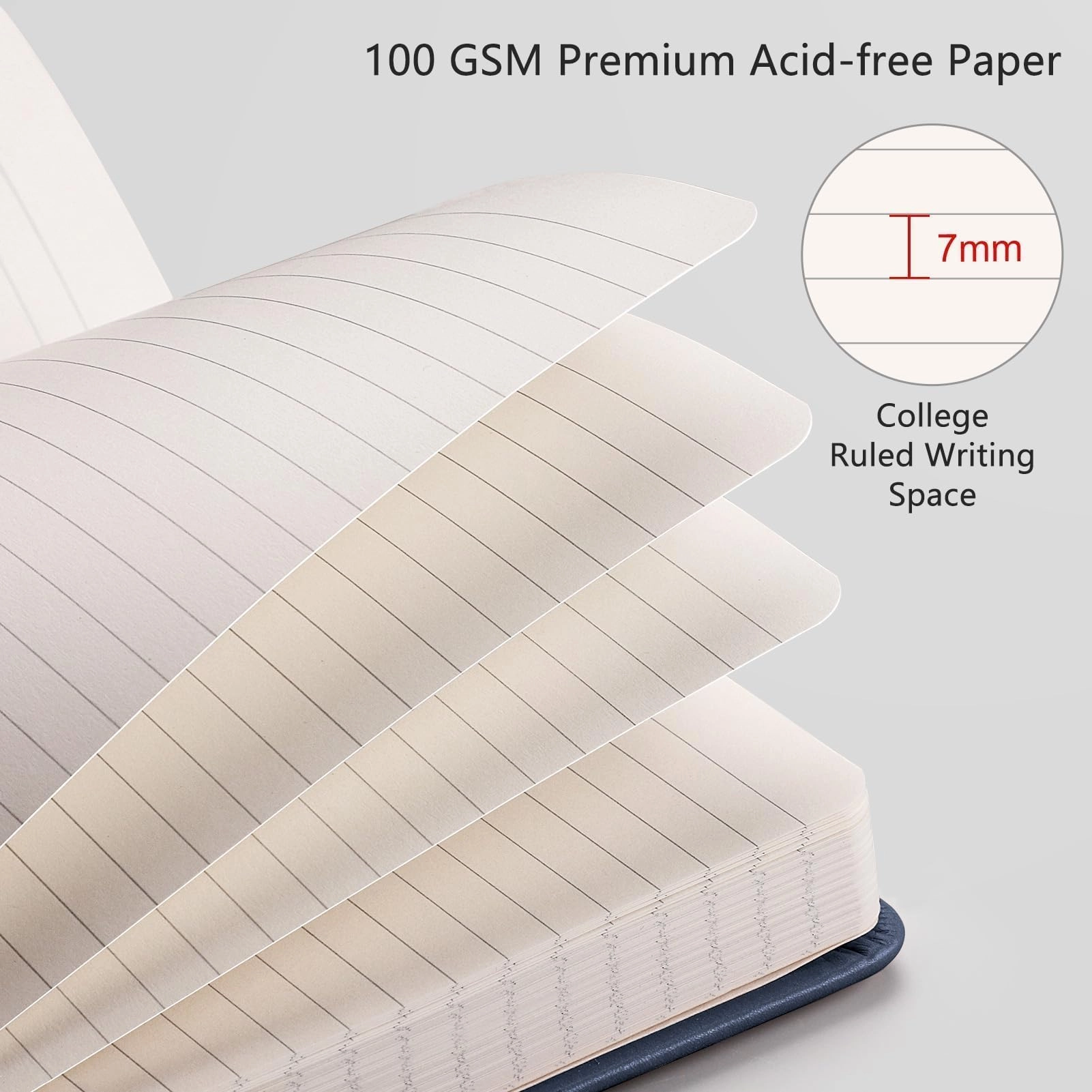 Notepad A5 Hardcover - Lined 376 Pages