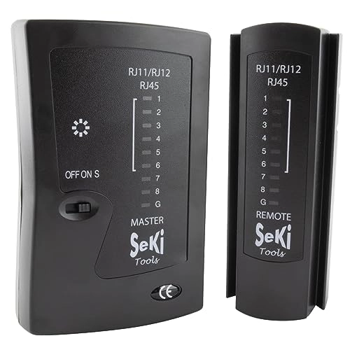 Matrix Handels GmbH Network Tester - RJ11 RJ12 RJ45 continuity short circuit wire reversal