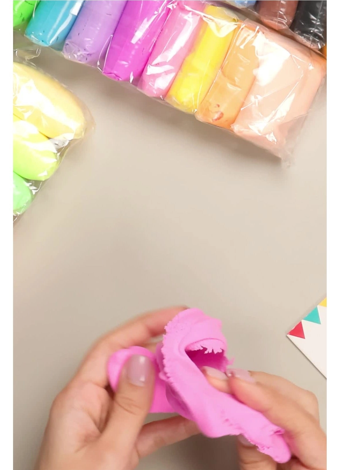 Air Dry Clay - 500g 36pcs.