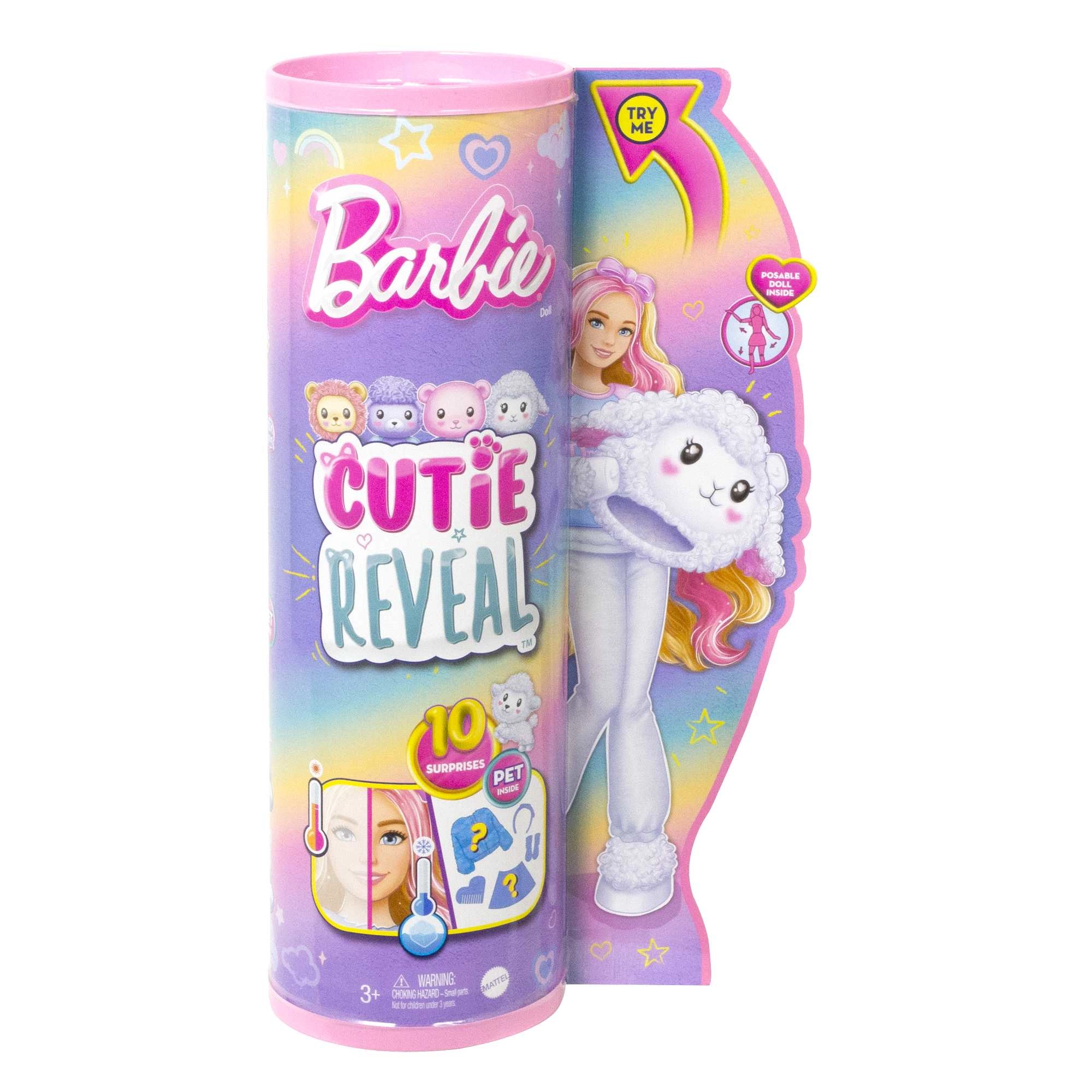 Good Vibes Bear Barbie Fashion Doll - Cutie Reveal Care Bears Series 2 10 Surprises Ages 3+