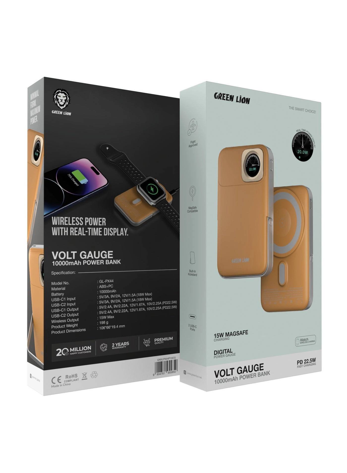 Mag Vision - 10000 mAh 22.5 W Fast charging Wireless charging