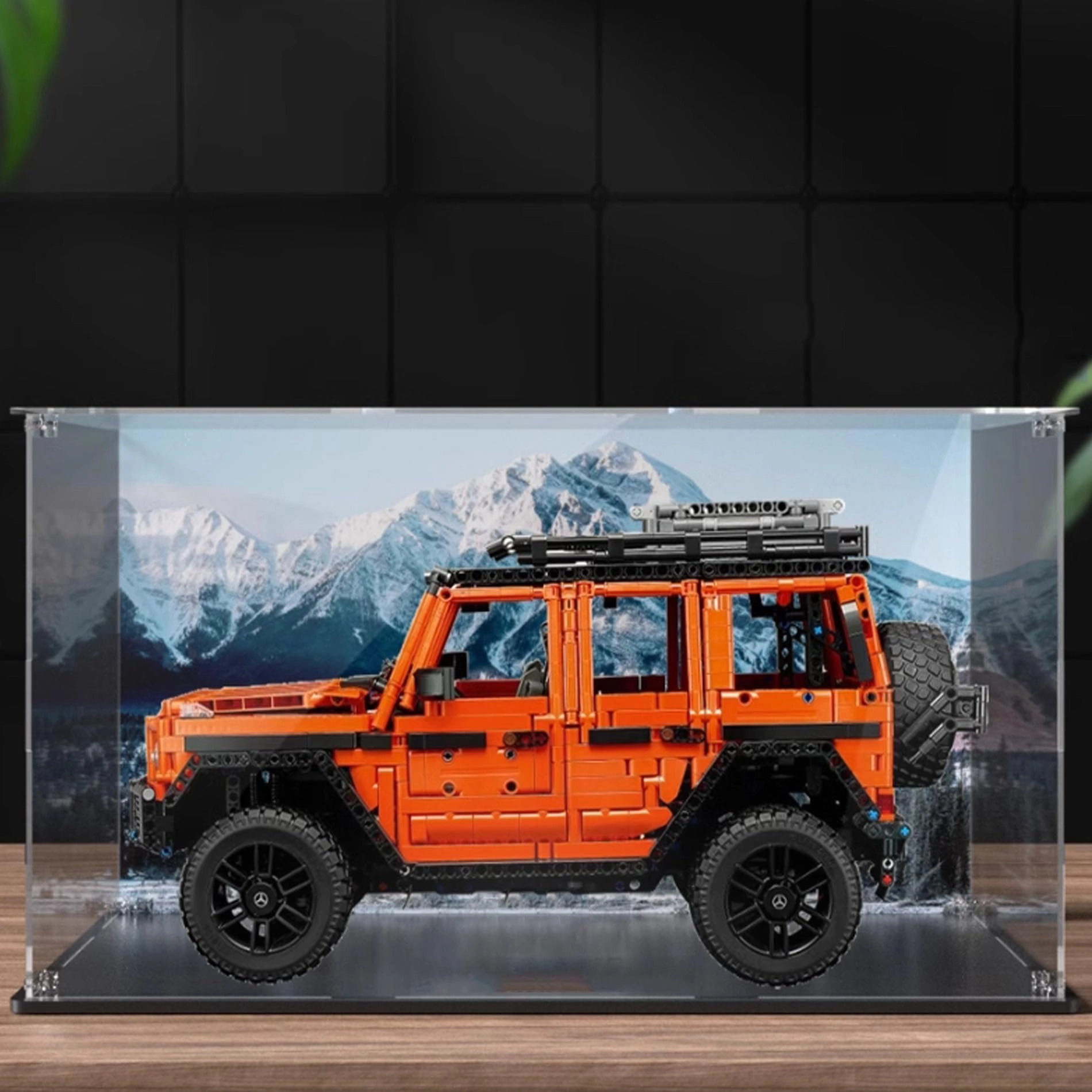 YUANZITIAN Acrylic Display Case for LEGO 42177 Automobile Model - 3mm Dustproof